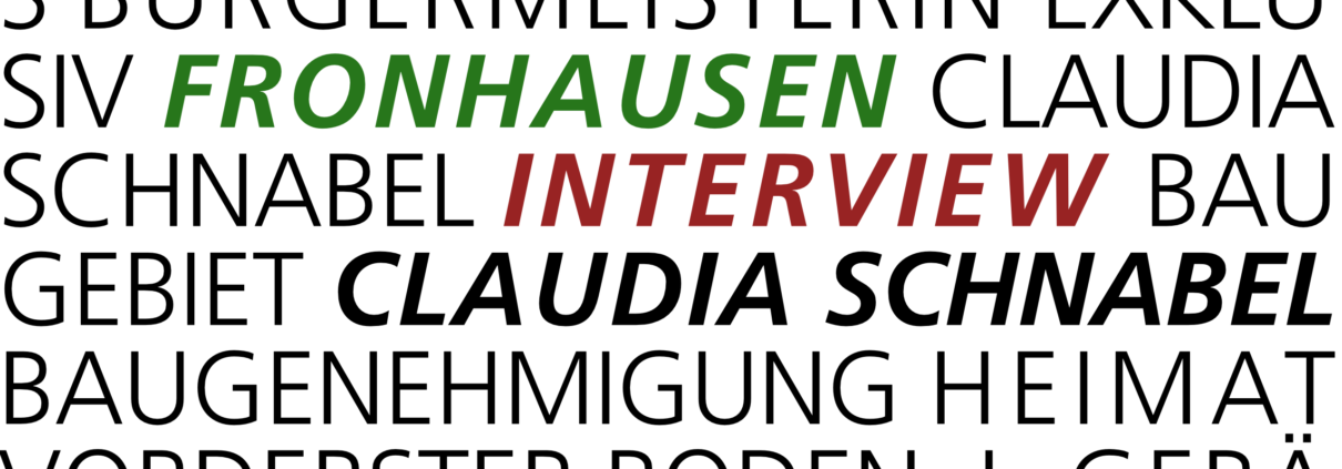 Exklusiv Interview Claudia Schnabel, Bürgermeisterin von Fronhausen